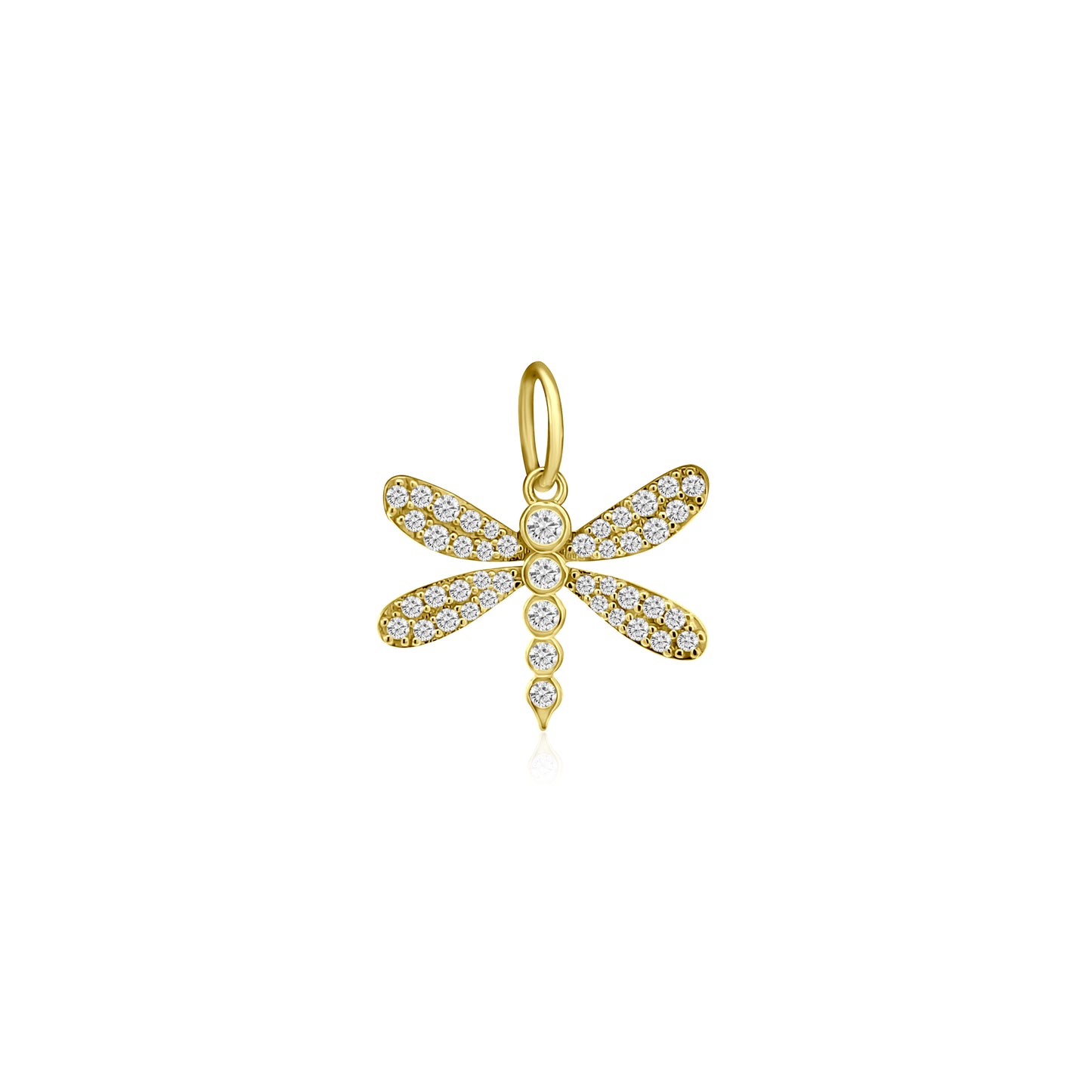 Rolland's Designs Diamond Dragonfly Pendant