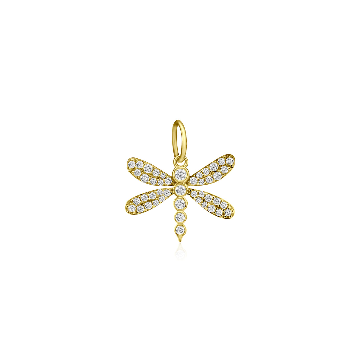 Rolland's Designs Diamond Dragonfly Pendant