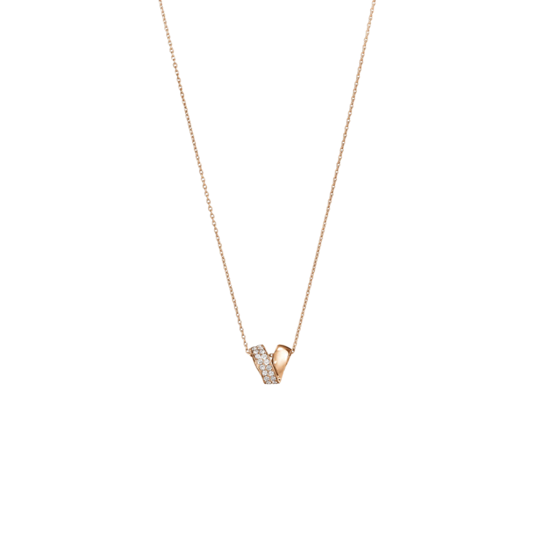 Hearts On Fire 18K Yellow Gold Rondel Diamond Pendant