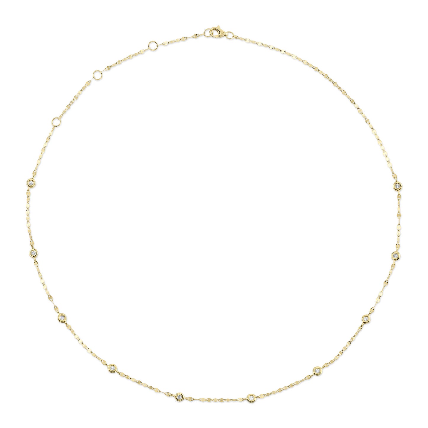 Shy Creation Diamond By the Yard Necklace