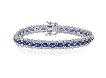 Simon G. Diamond & Sapphire Bracelet