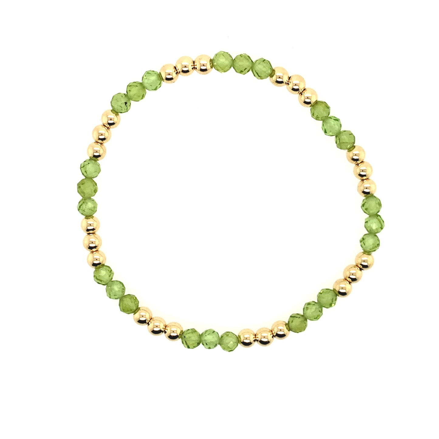 Dee Berkley Labradorite & Gold Bead Station Bracelet