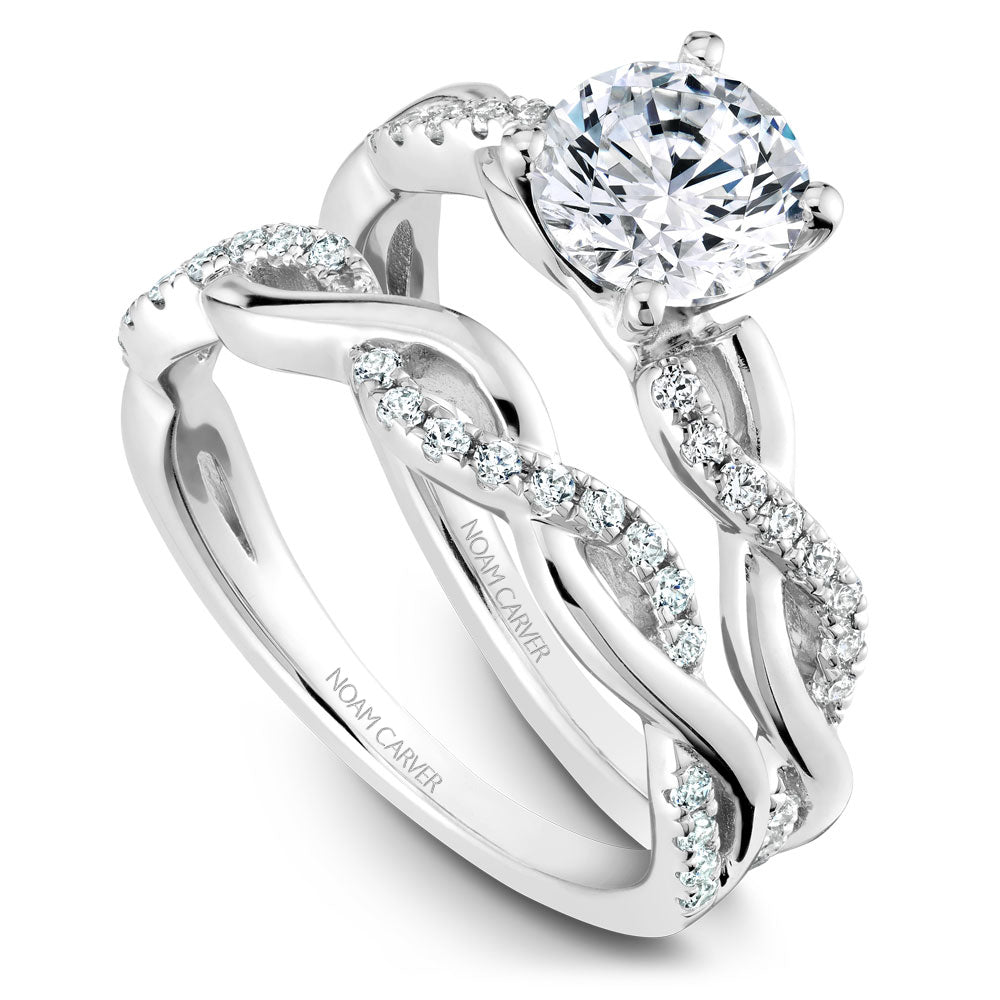Noam Carver Crisscross Diamond Wedding Band
