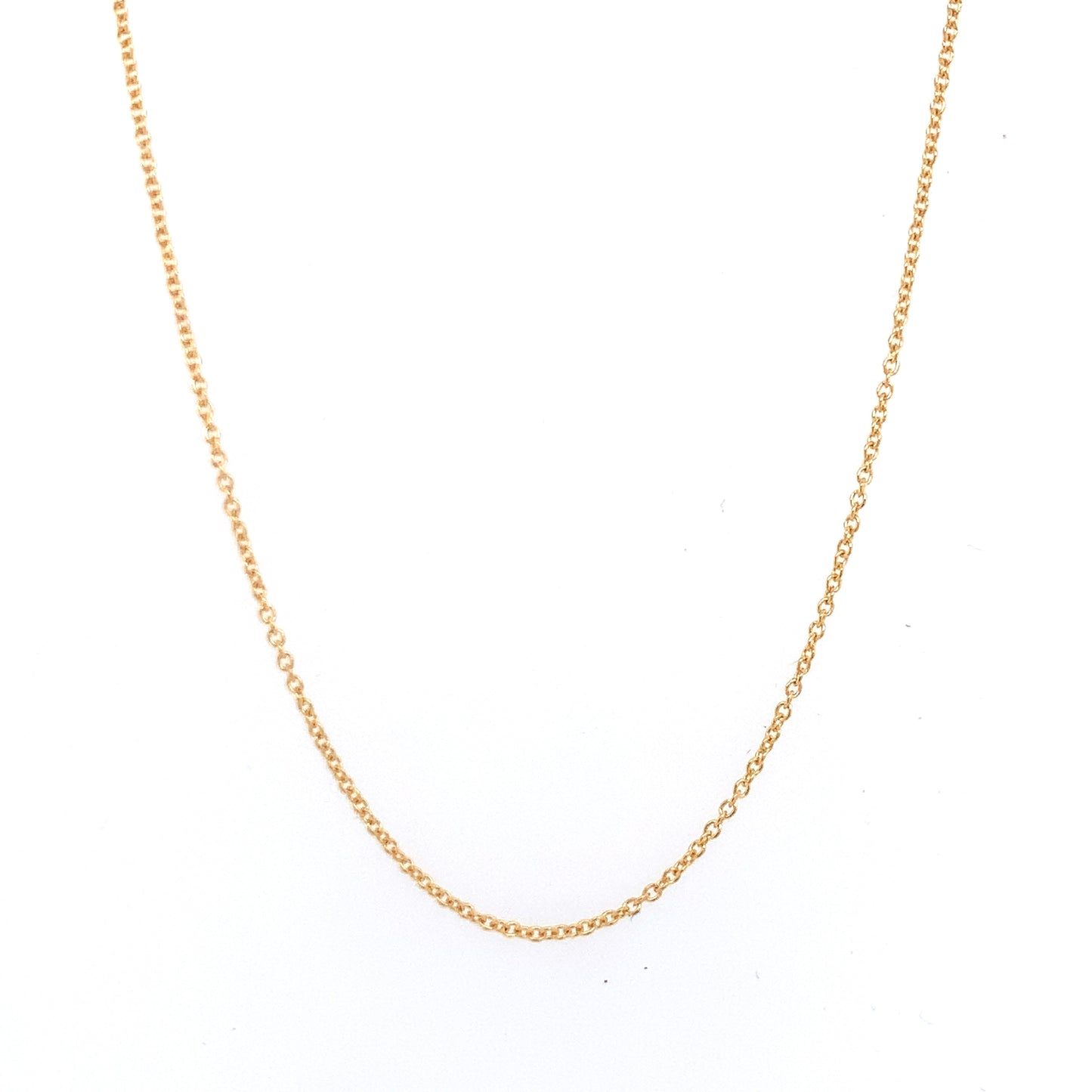 Yellow Gold 20" Rolo Chain