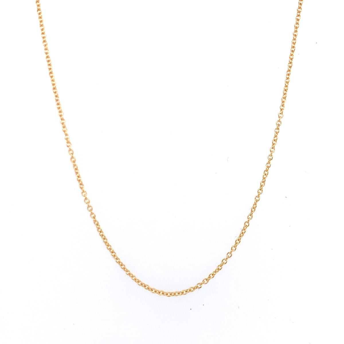 Rolland's Design Yellow Gold 20" Rolo Chain