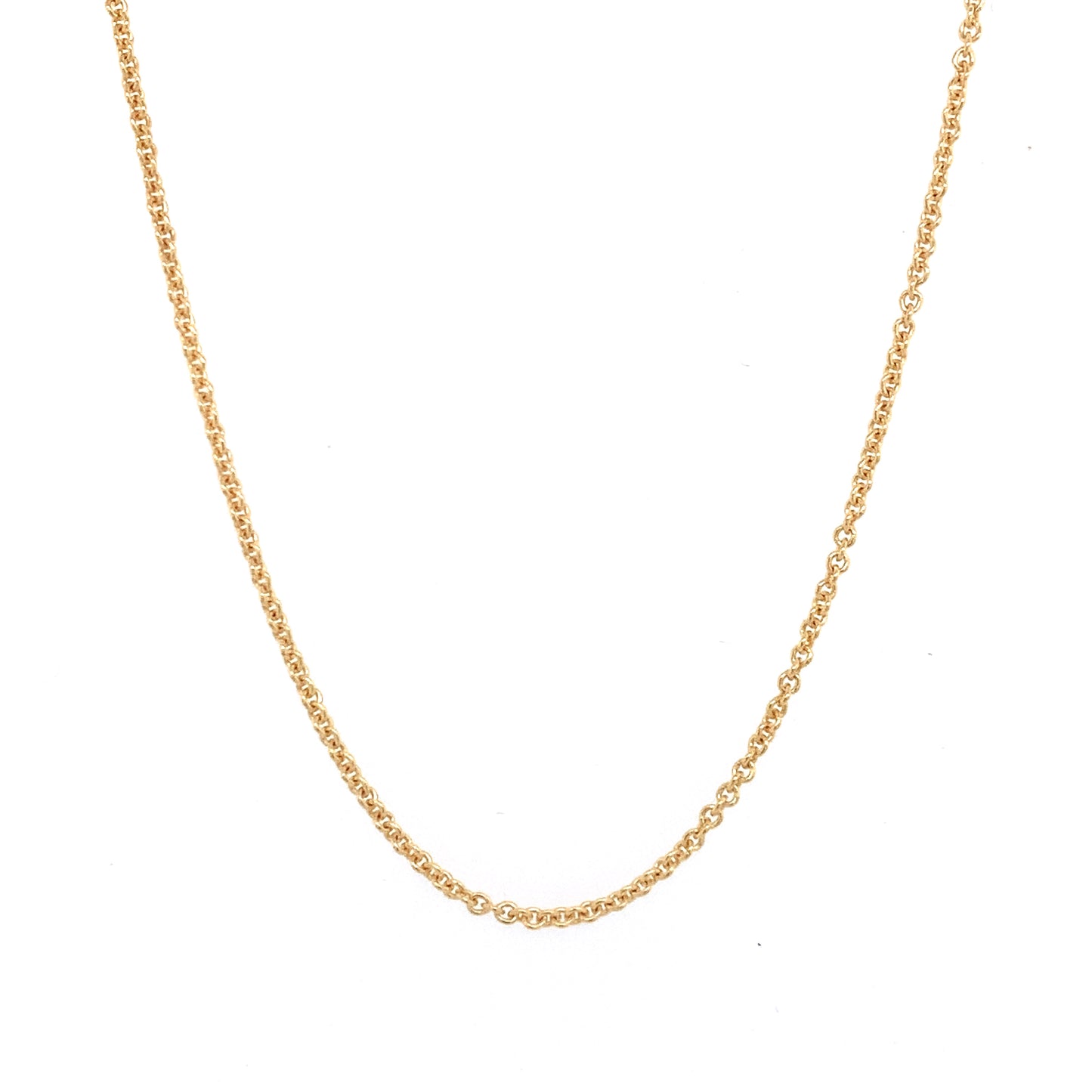 Gold Rolo Chain 16"