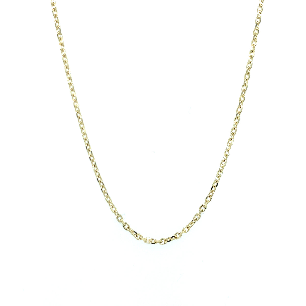 Rolland's Designs 14K Yellow Gold Diamond Cut Chain