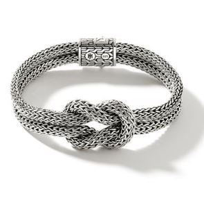 John Hardy Classic Chain Silver Love Knot Bracelet
