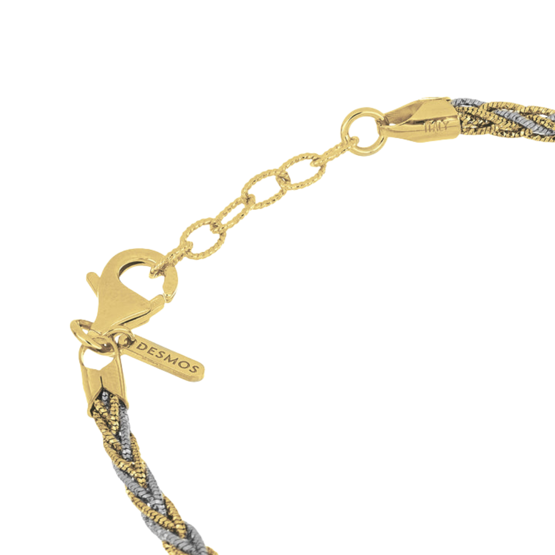Desmos Multistrand Wheat Bracelet