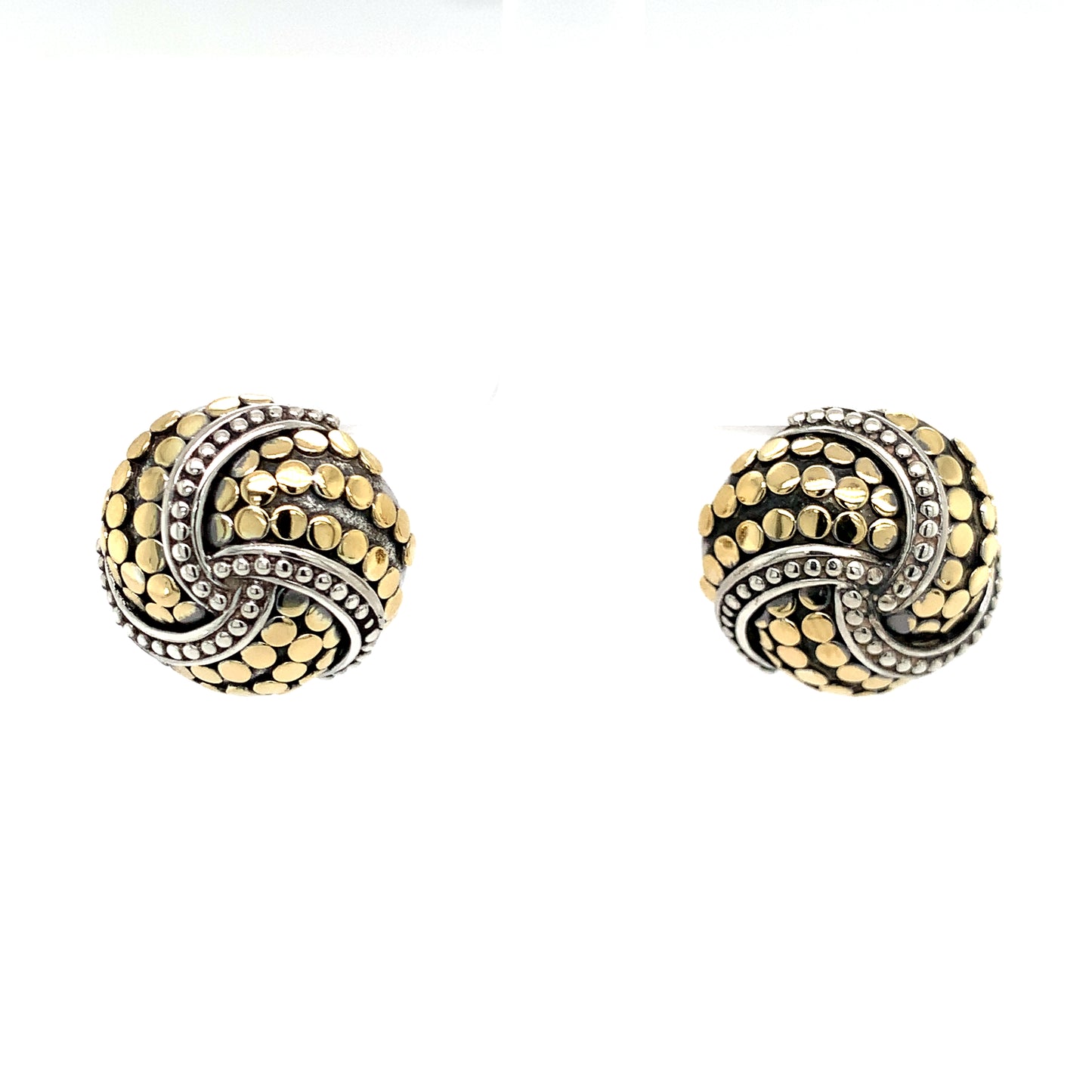 Estate John Hardy Dot Collection Earrings