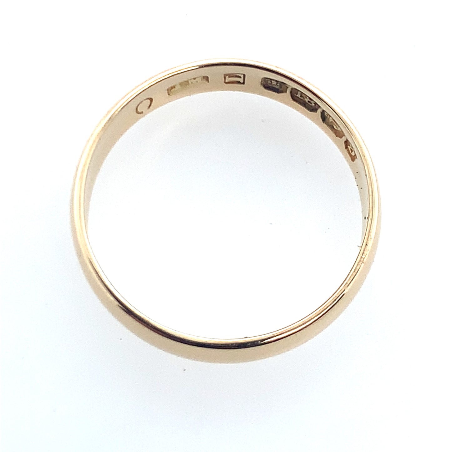 Estate 10K Yellow Gold 4Mm Plain Band
