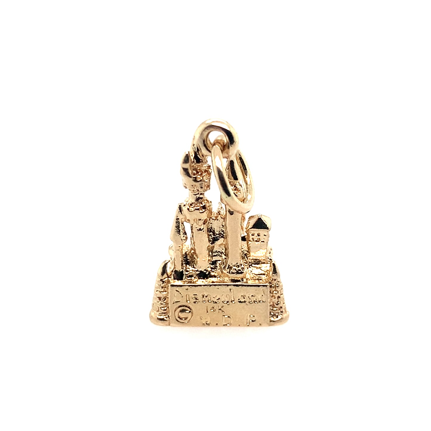 Estate 14K Yellow Gold Disneyland Castle Charm