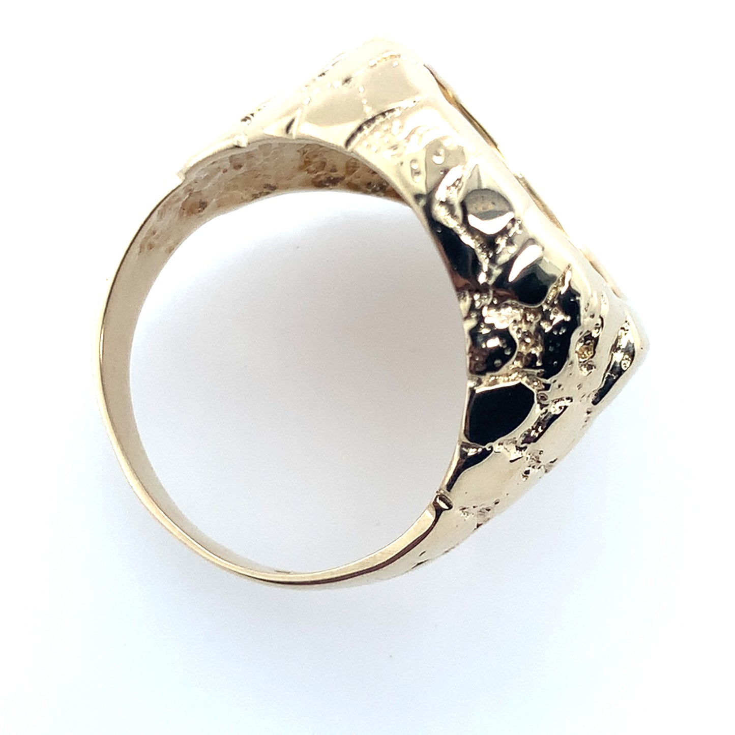 14K Yellow Gold American Gold Eagle Signet Coin Ring **Final Sale No Warranty**
