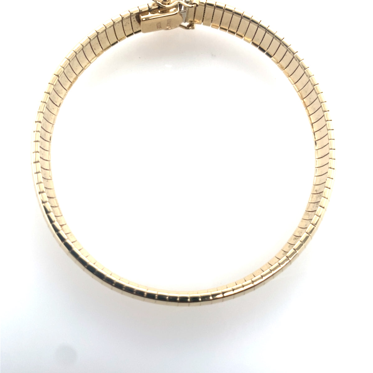 Estate 14K Yellow Gold Omega Link Bracelet **Final Sale No Warranty**