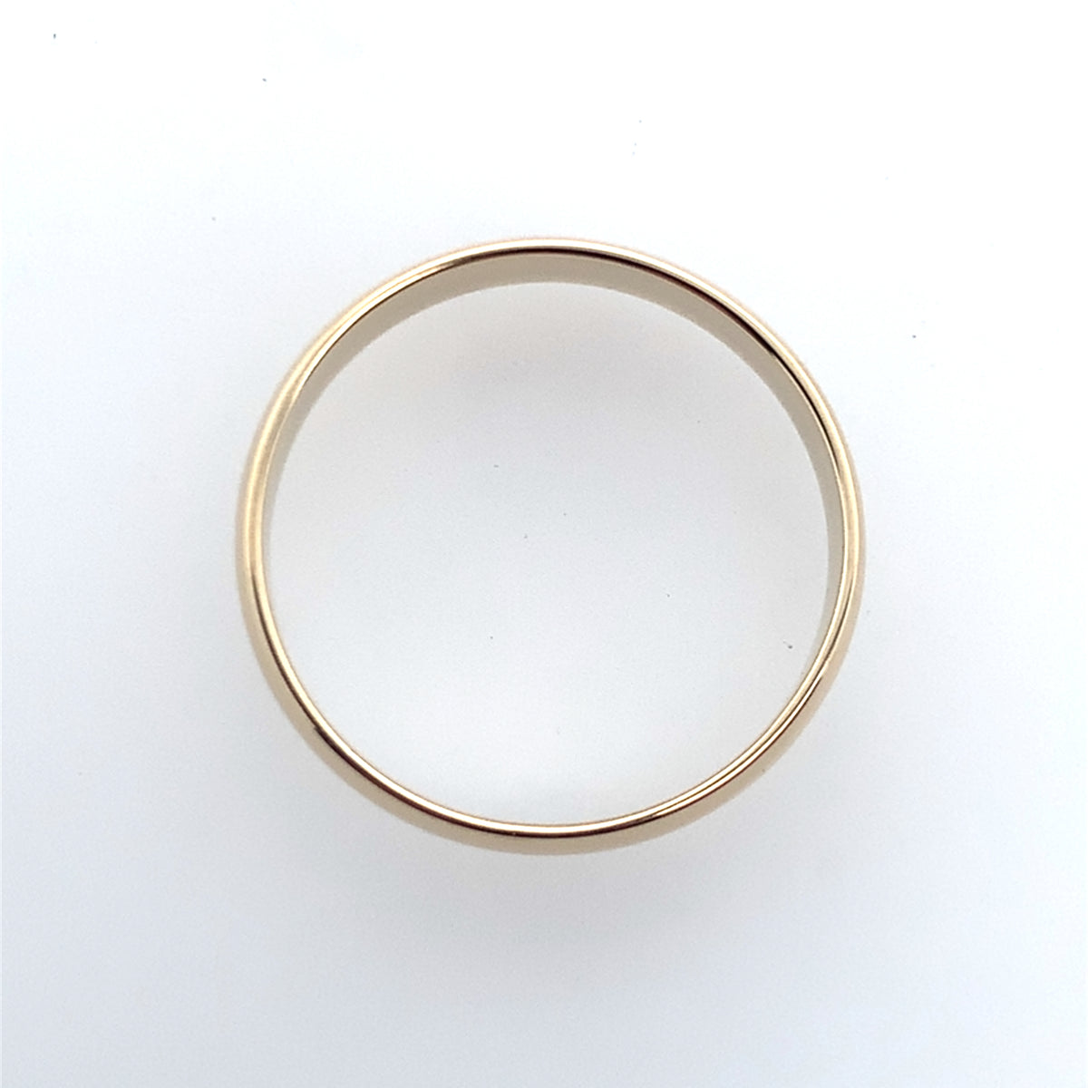 Estate 14K Yellow Gold 3.7Mm Comfort Fit Plain Band **Final Sale No Warranty**