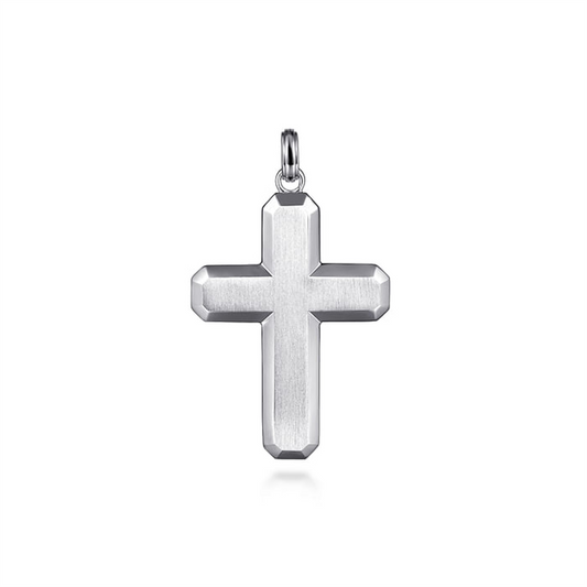 Gabriel Sterling Silver Cross Pendant