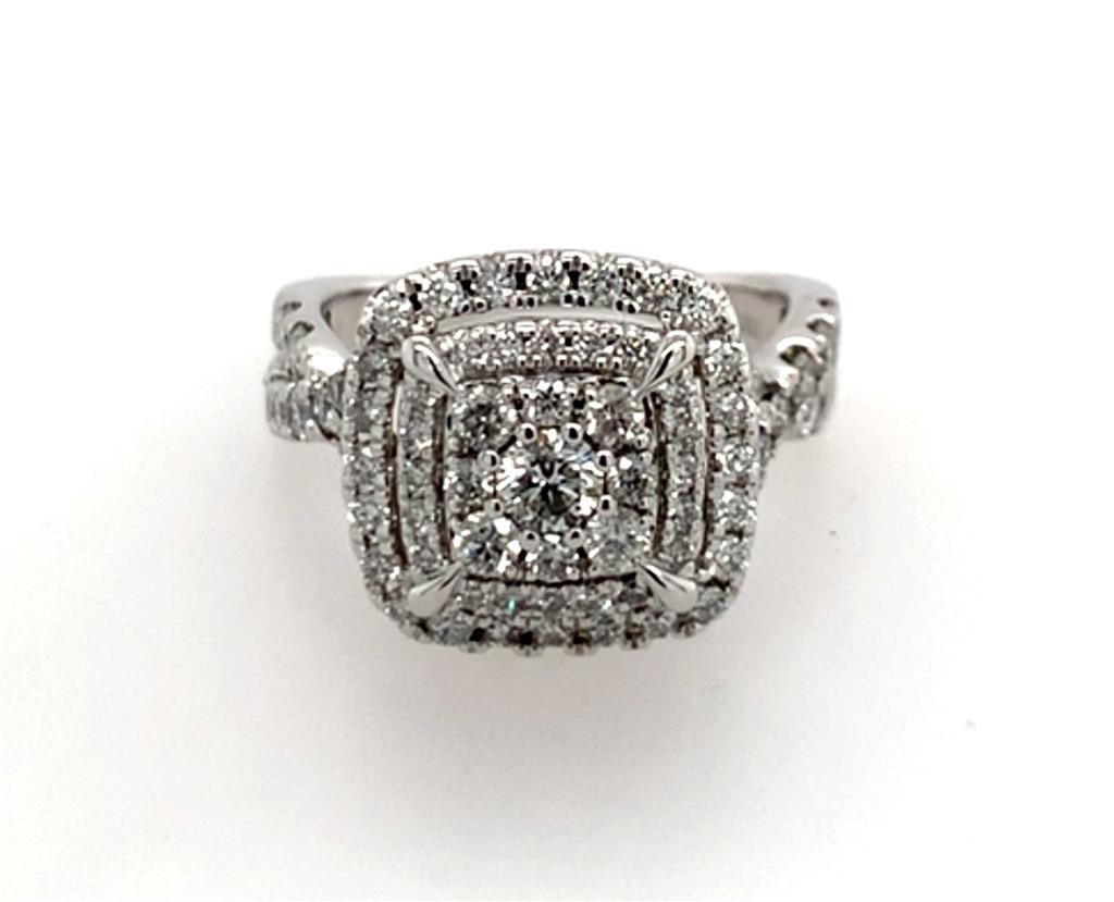 Estate 10K Gold Diamond Ring