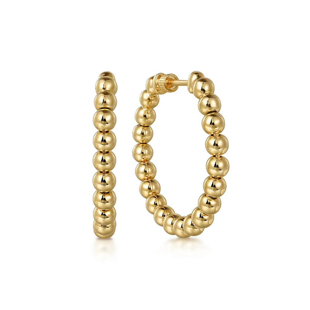 Gabriel 14K Bujukan Hoop Earrings