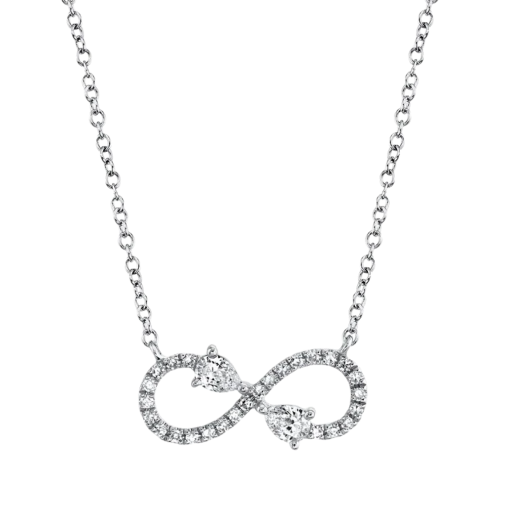 Shy 14Kw Diamond Infinity Pendant