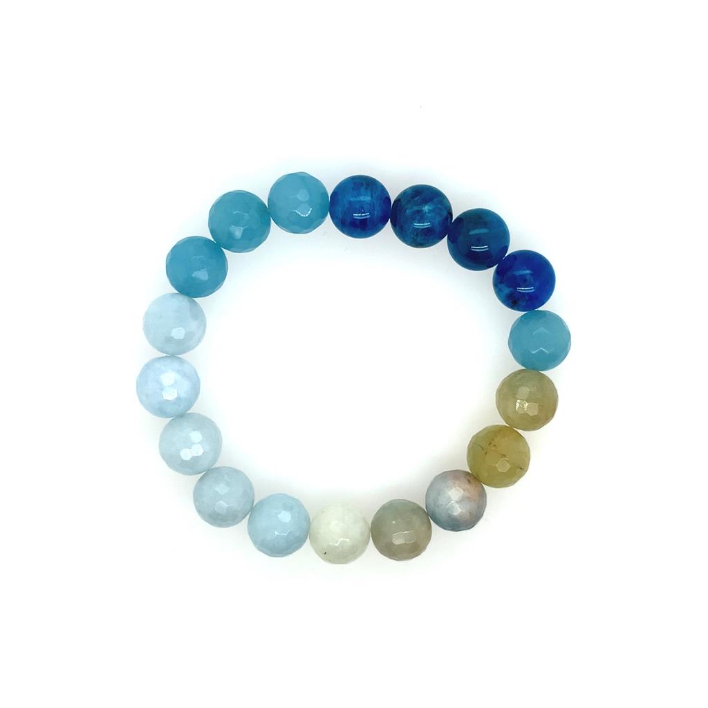 Dee Berkley Fifth Chakra Beaded Bracelet