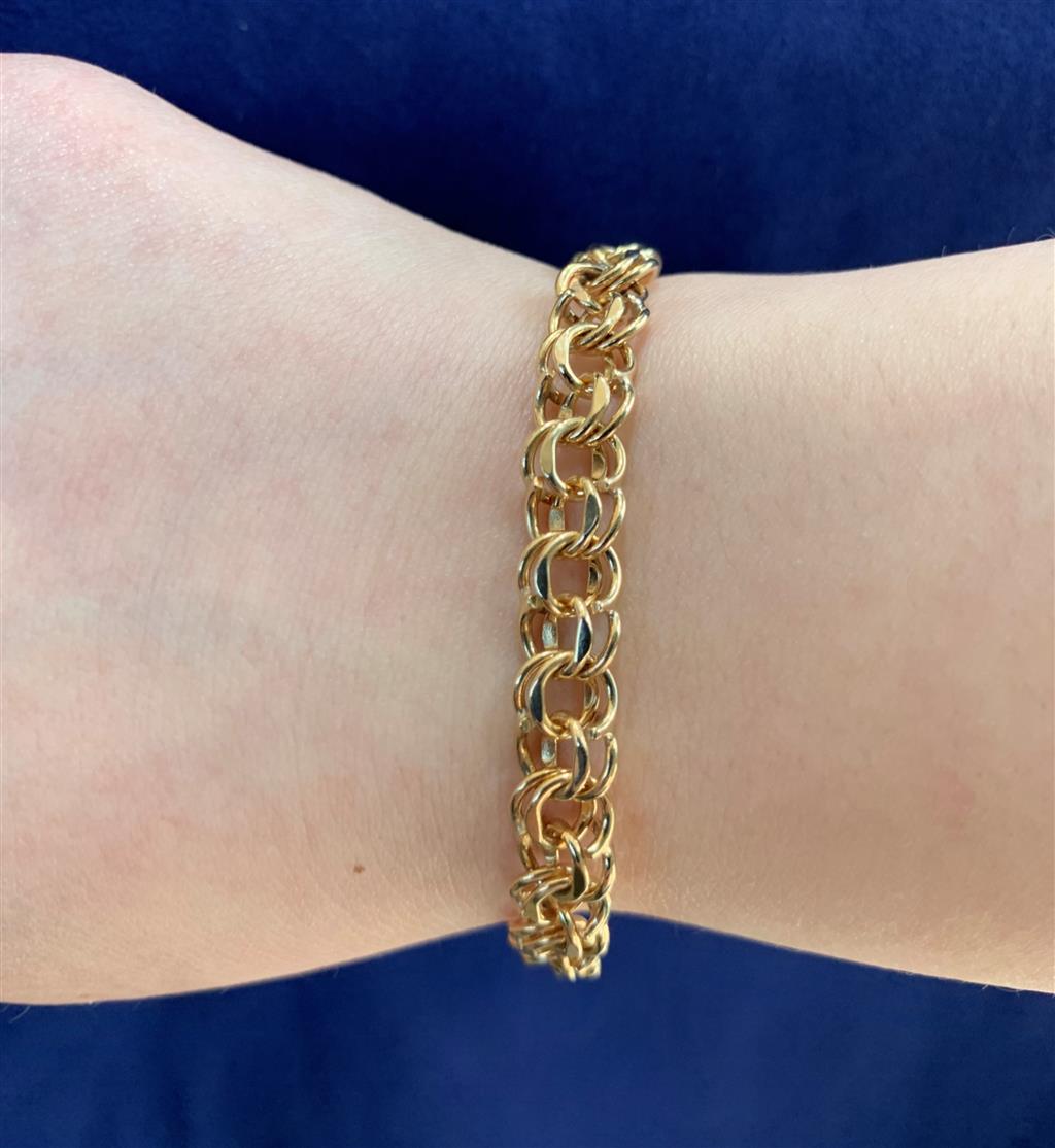 Estate 14K Gold Charm Bracelet