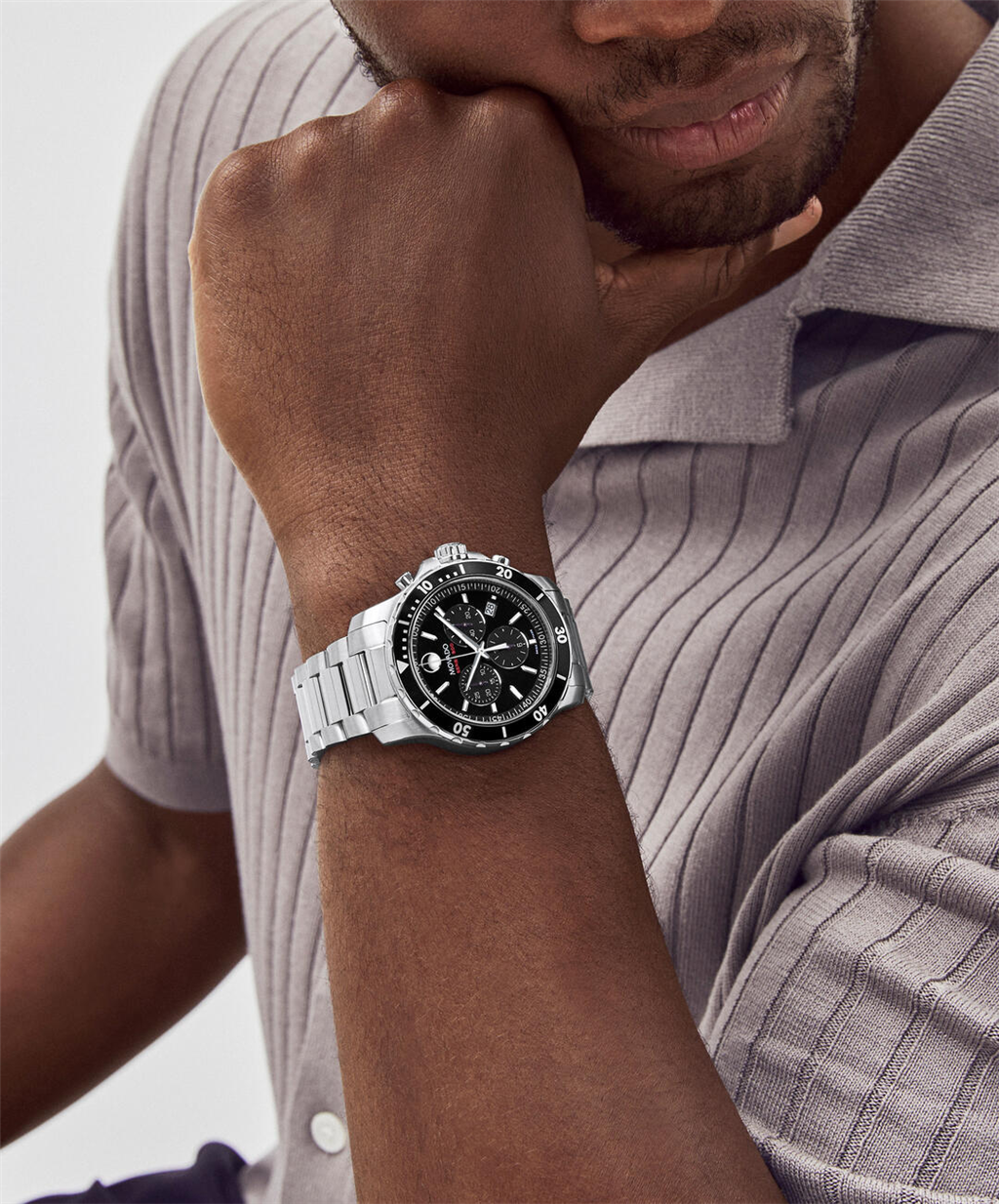 Movado 42mm Series 800 Chronograph Black
