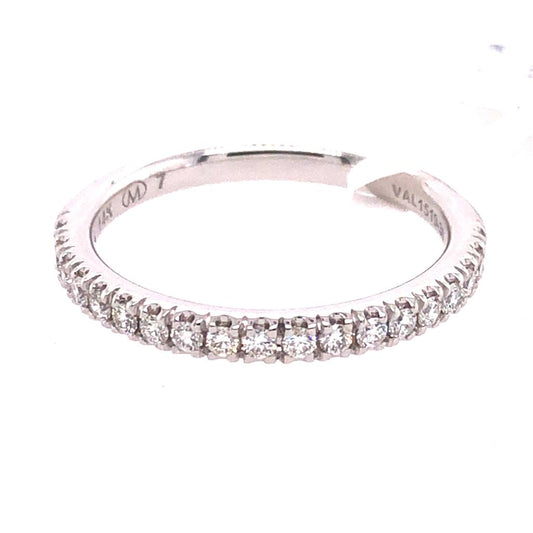 Rolland's Designs 14K White Gold Diamond Band