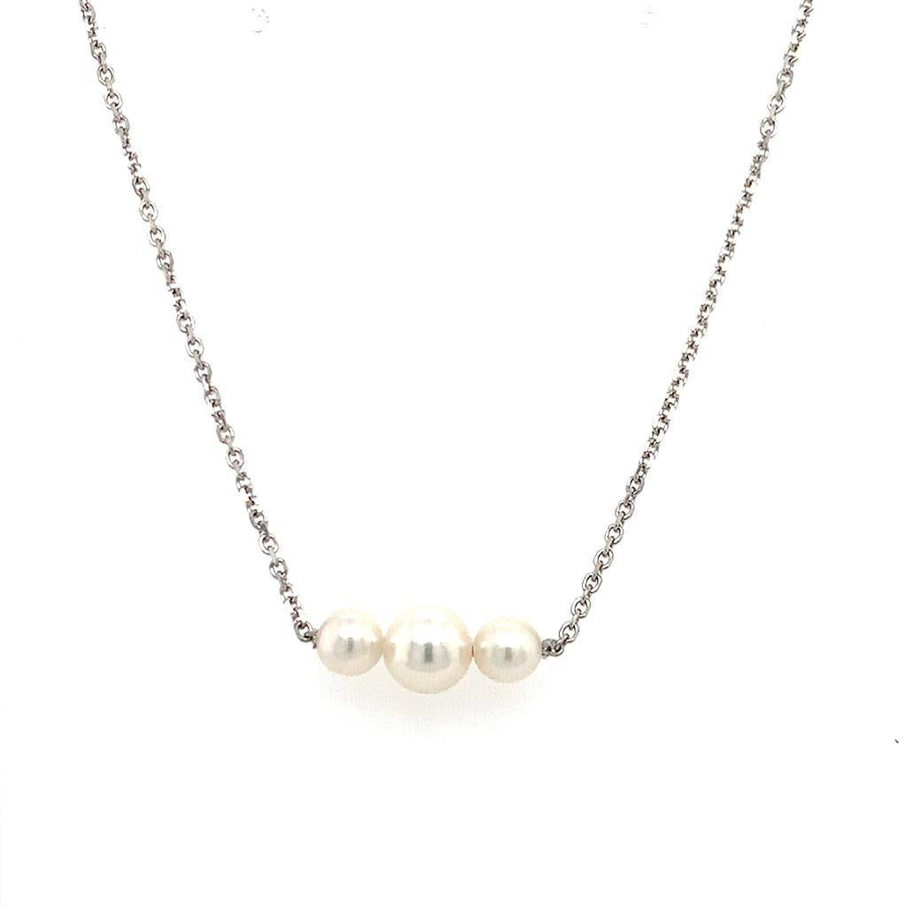 Rolland's Designs Akoya Add-A-Pearl Necklace