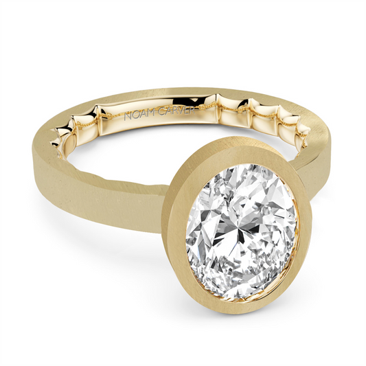Noam Carver 14K Yellow Gold Bezel Set Engagement Ring