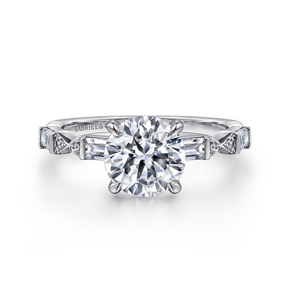 Gabriel "Dariella" White Gold Semi Mount