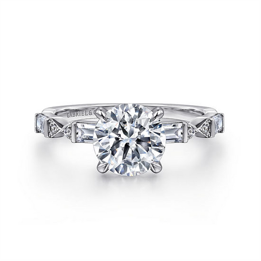 Gabriel "Dariella" White Gold Semi Mount