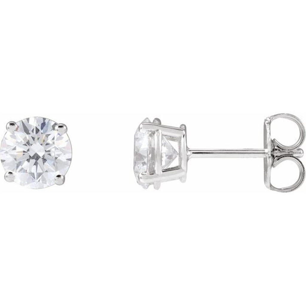 Rolland's Design 1.00 Carat Diamond Studs