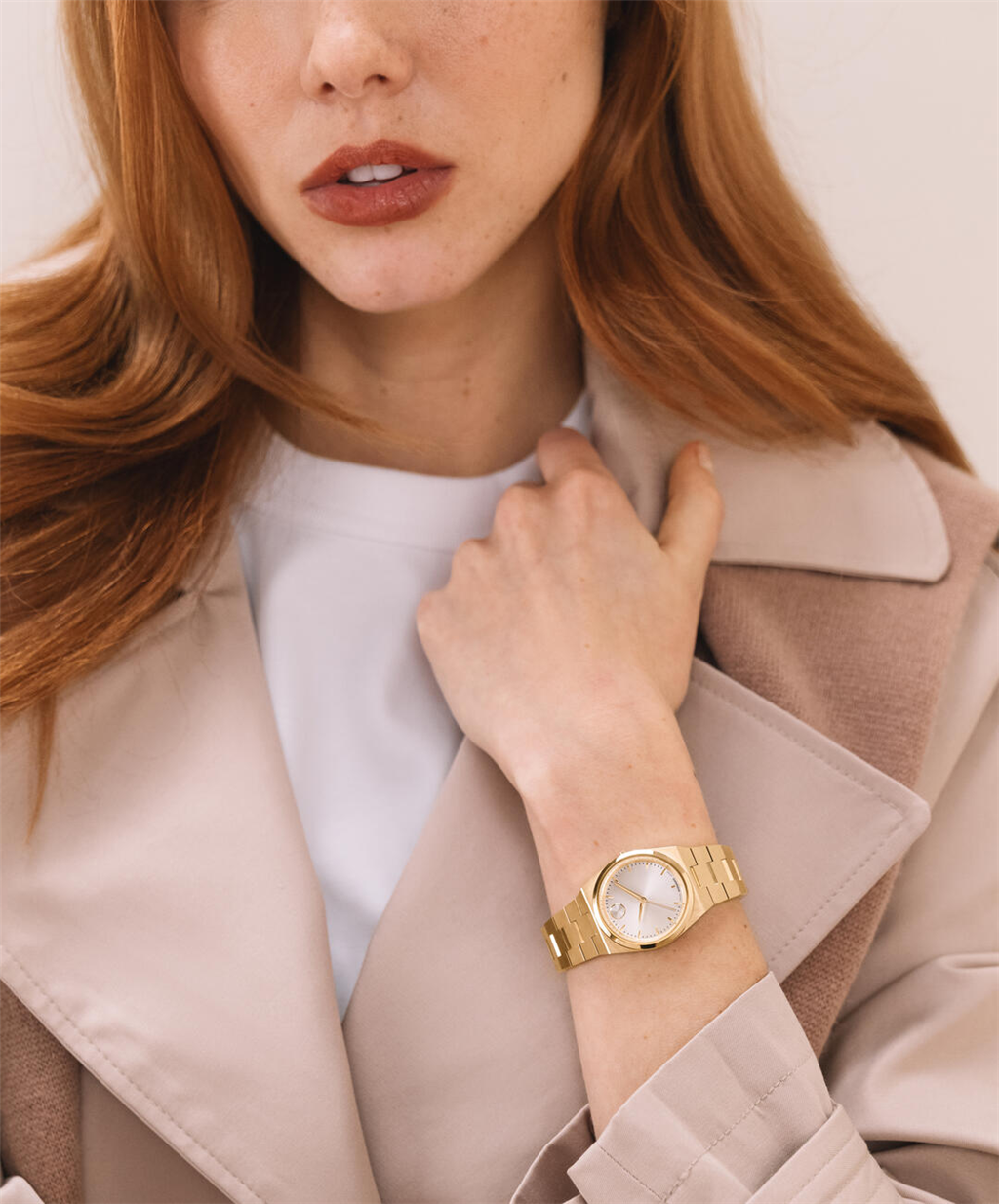 Movado Bold Quest Mini Light Gold 28mm