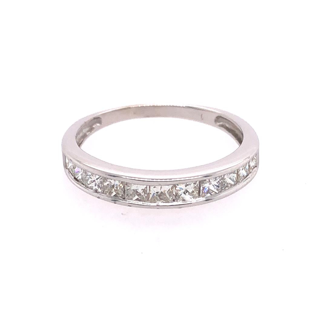 Estate 18K Channel Set Band