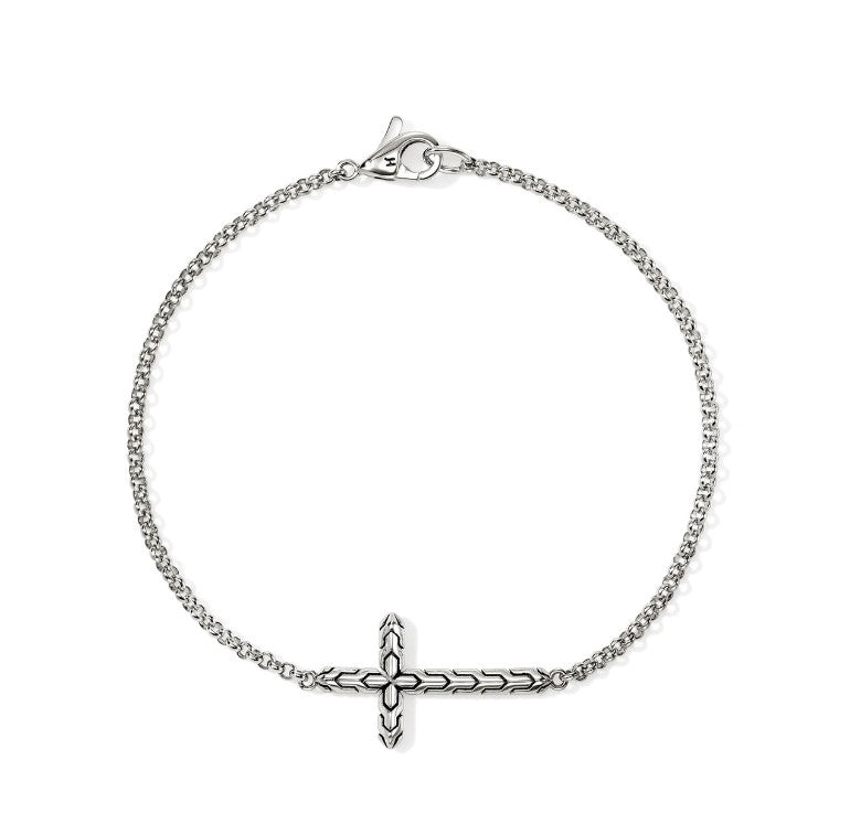 John Hardy Sterling Silver Essential Cross Bracelet