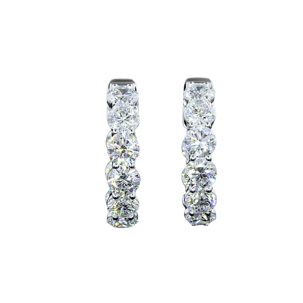 Rolland's Designs Lab Diamond Huggies -2.00cts