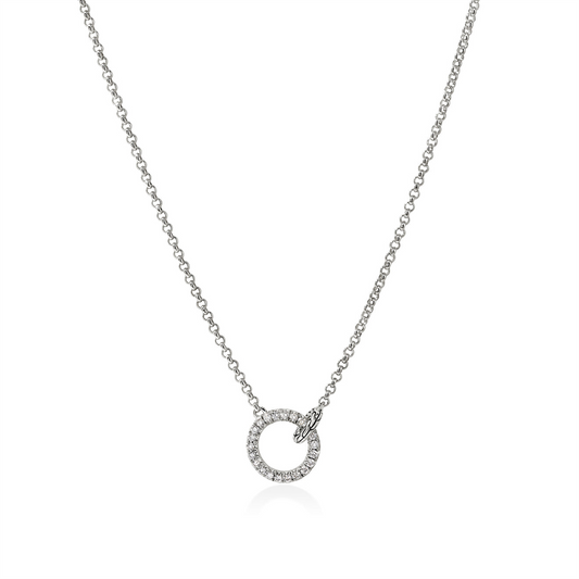 John Hardy Pave Diamond Necklace