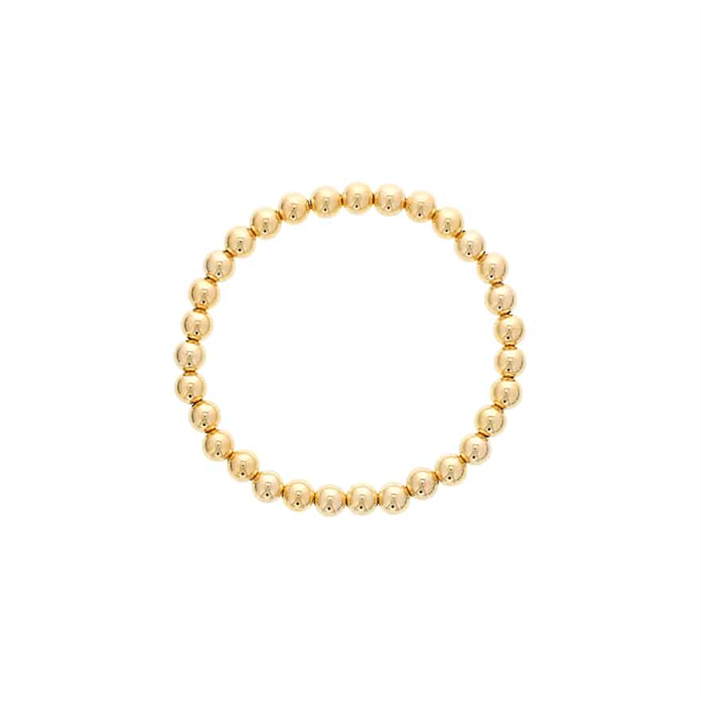 Dee Berkley Shine Bright Gold Filled Beaded Bracelet-6mm