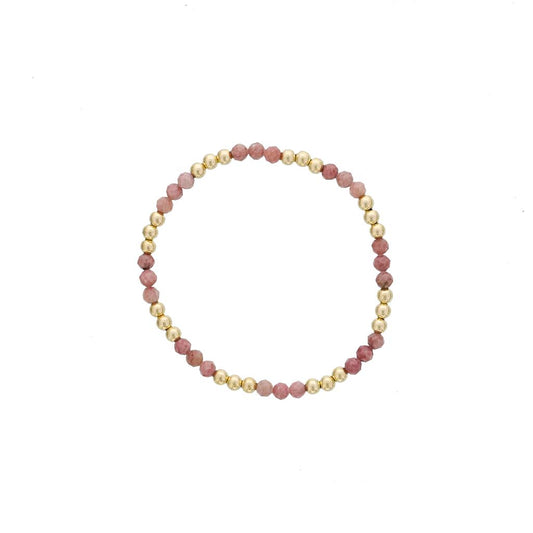 Dee Berkley Rhondonite Beaded Bracelet