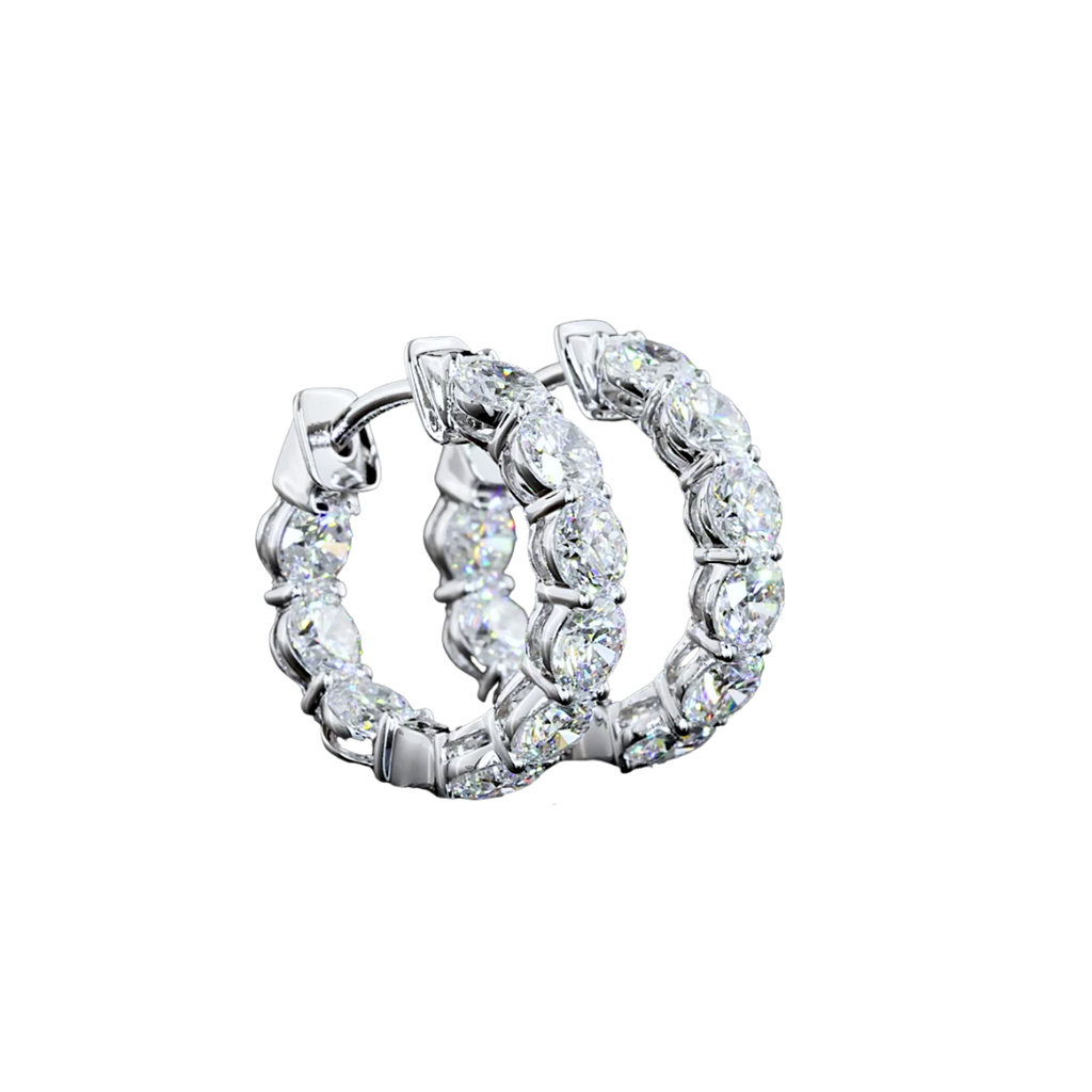 Rolland's Designs Lab Diamond Huggies -2.00cts