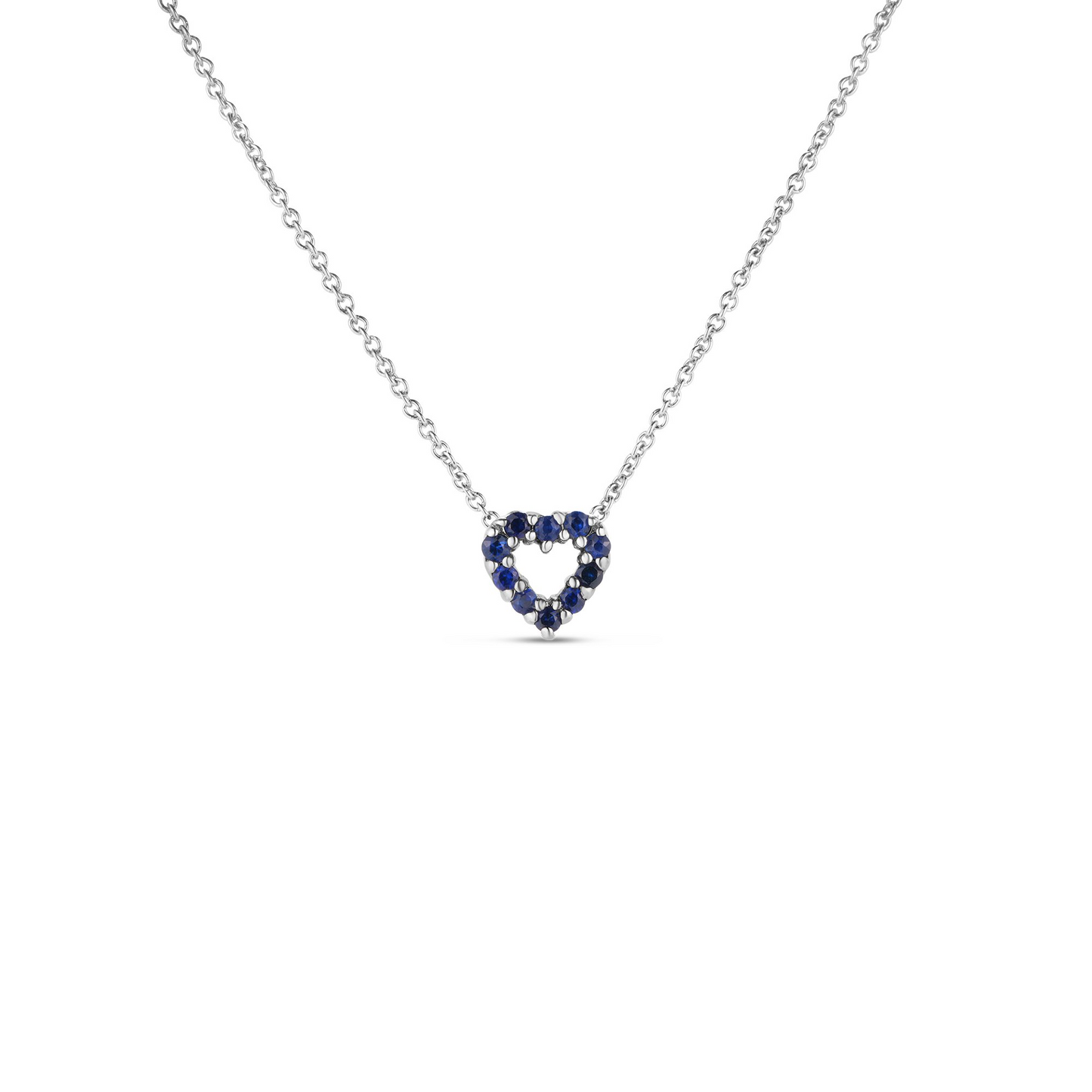 Roberto Coin Tiny Treasures Reversible Diamond & Ruby Heart Necklace