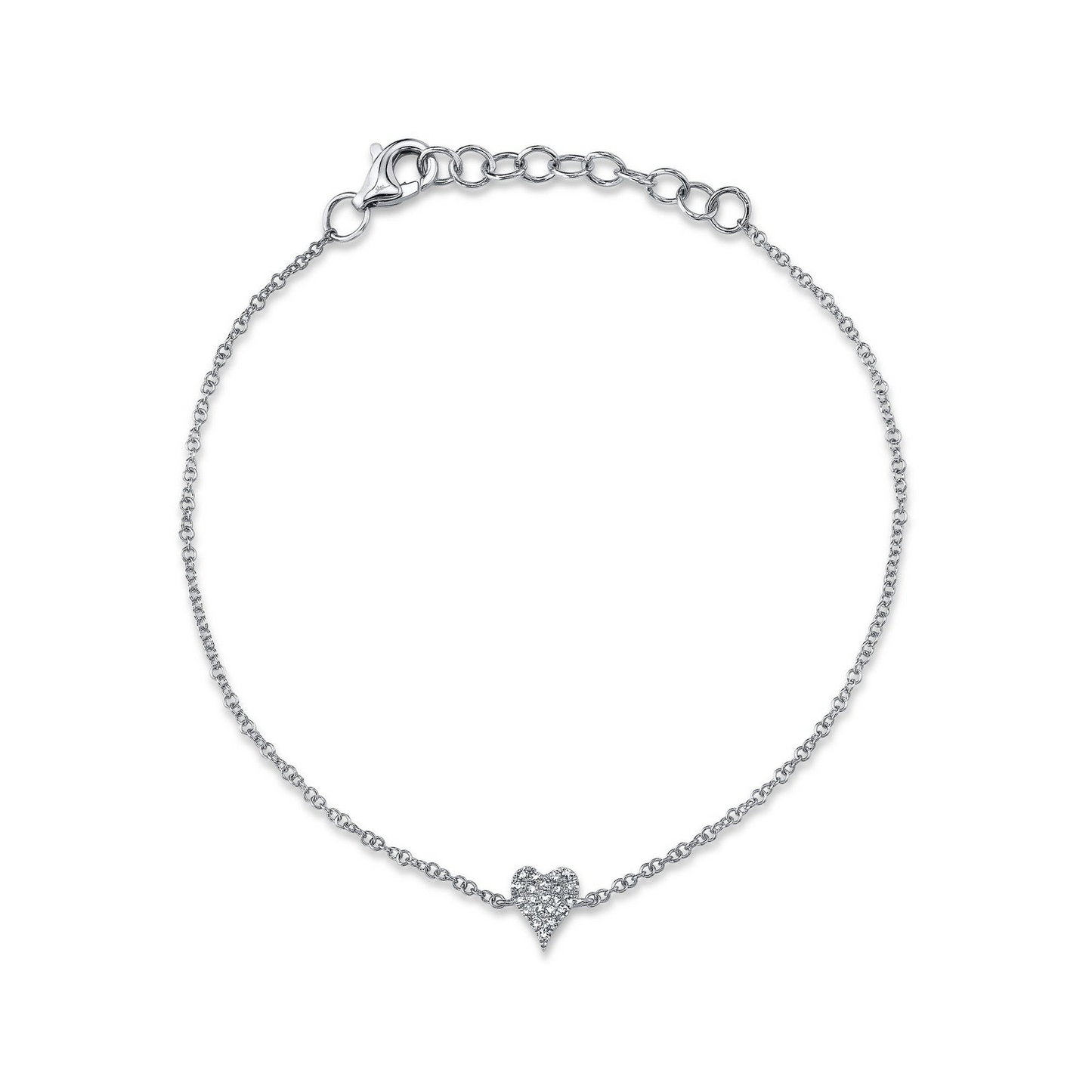 Shy Creation Diamond Tiny Heart Bracelet