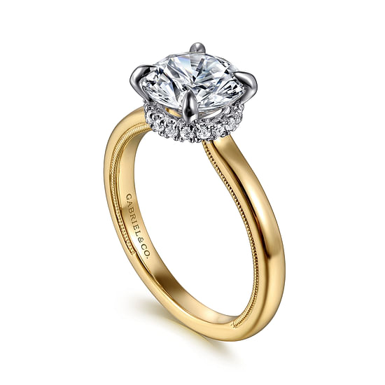 Gabriel "Sandi" Yellow Gold Semi-Mount