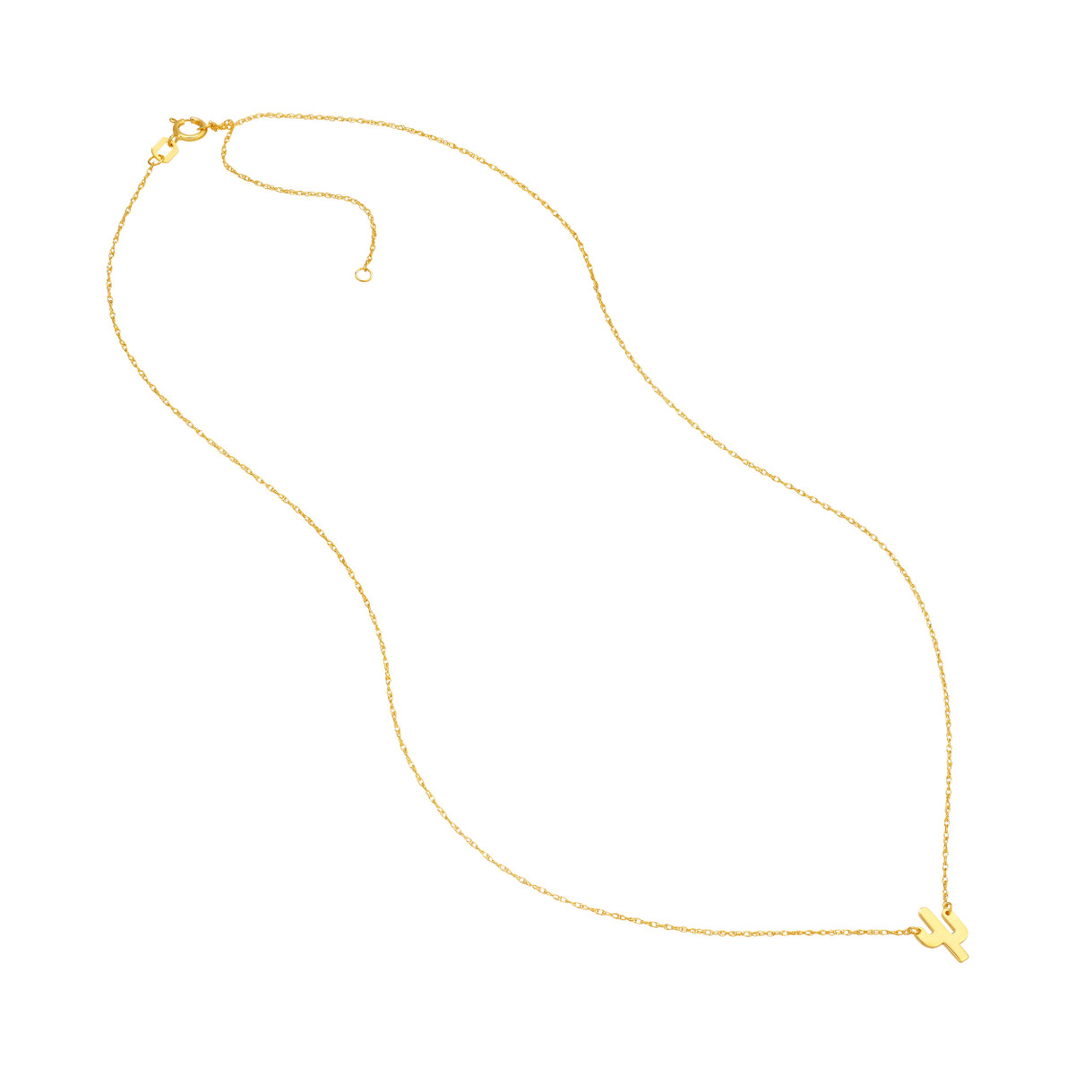Rolland's Designs 14k Mini Cactus Pendant