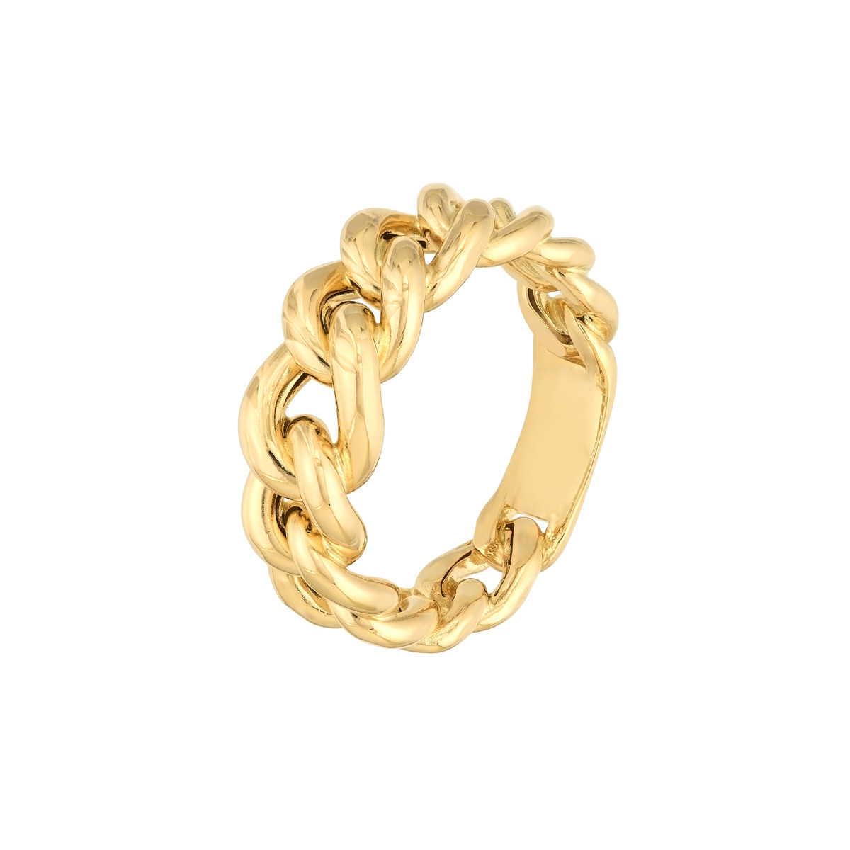 Rolland's Designs 14k Gold Curb Link Ring