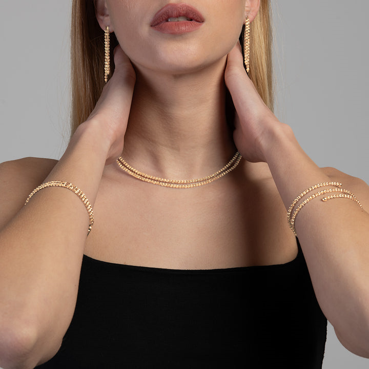 Desmos 18K Yellow Gold Plated Necklace