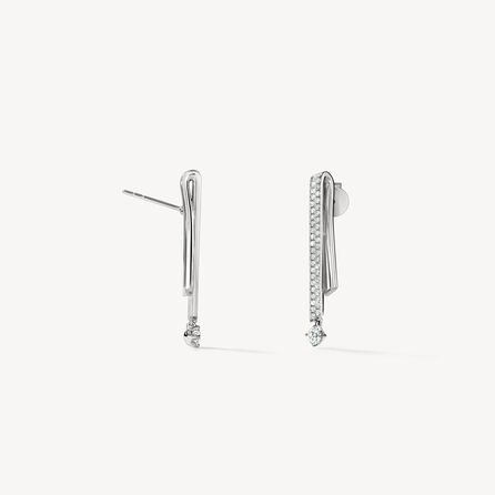 Hearts On Fire Inside Out Diamond Stiletto Flip Petite Earrings