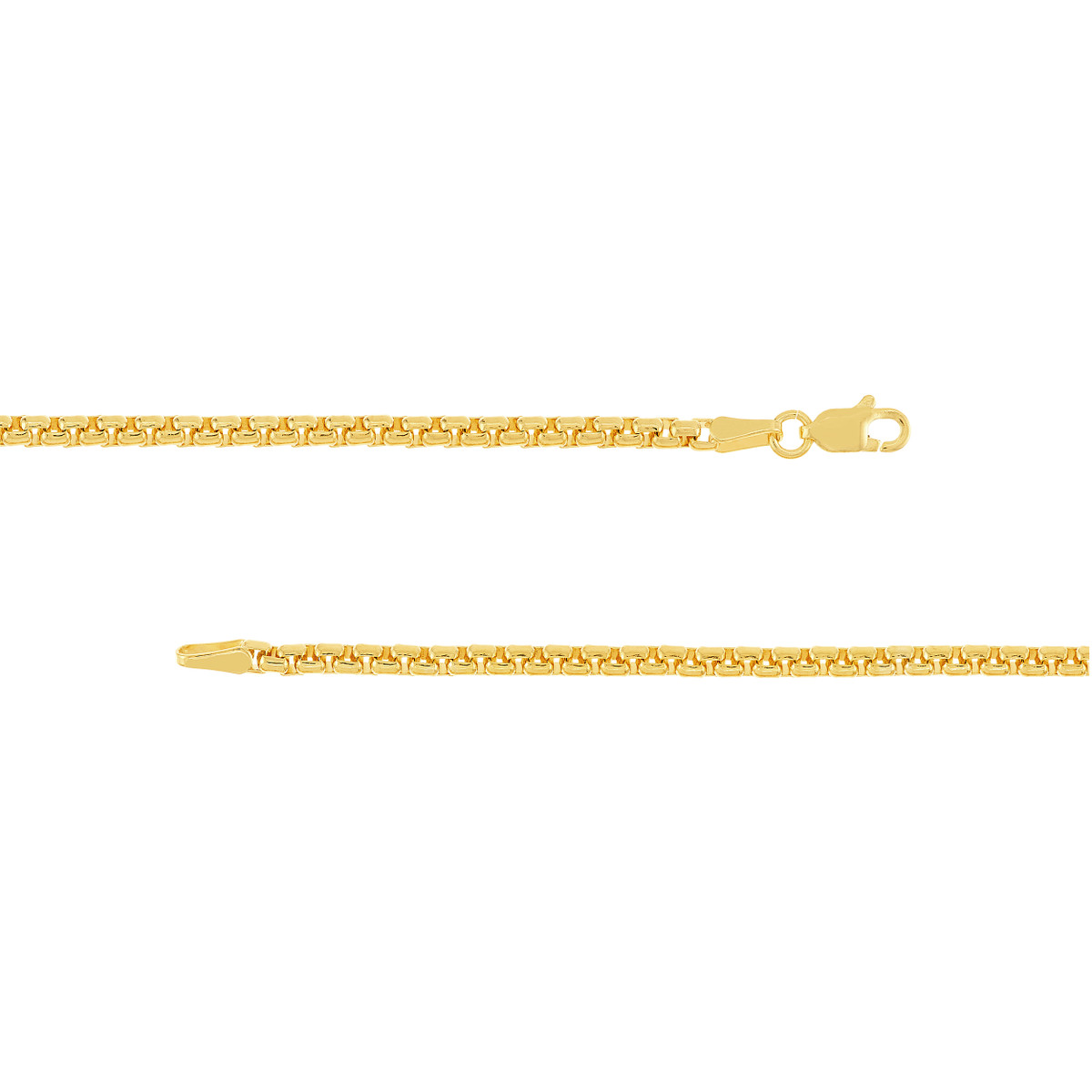 Rolland's Design 14K Yellow Gold 22" 2.7Mm Solid Round Box Chain