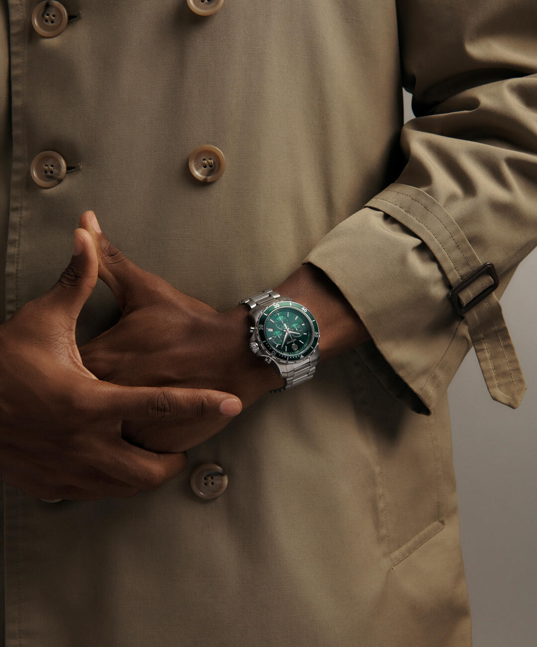 Movado 42Mmm Series 800 Chronograph Green