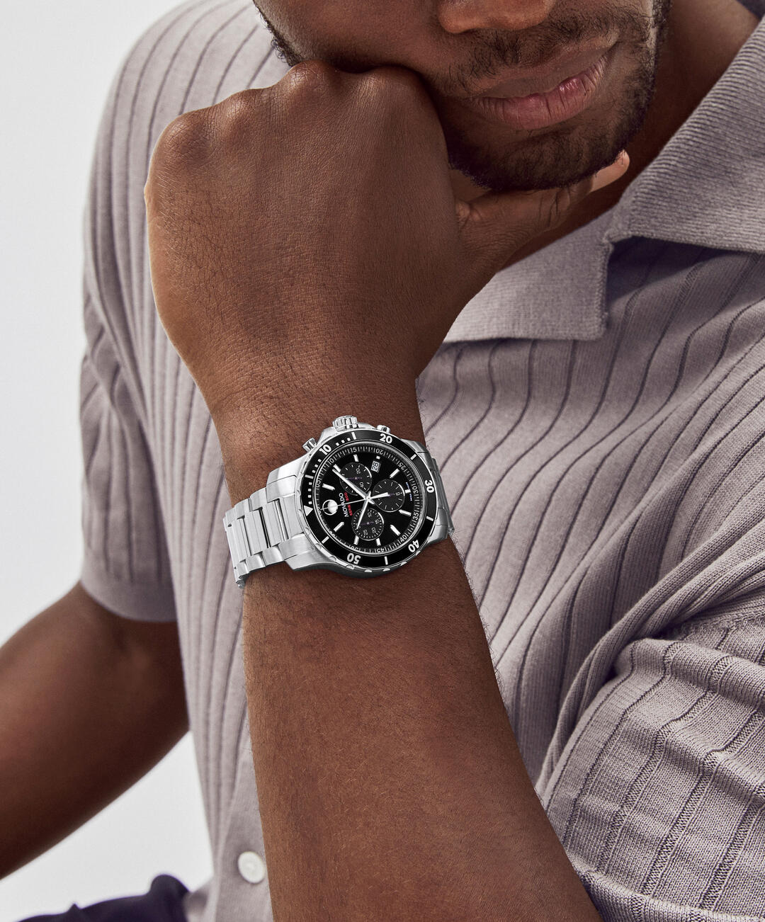 Movado 42mm Series 800 Chronograph Black